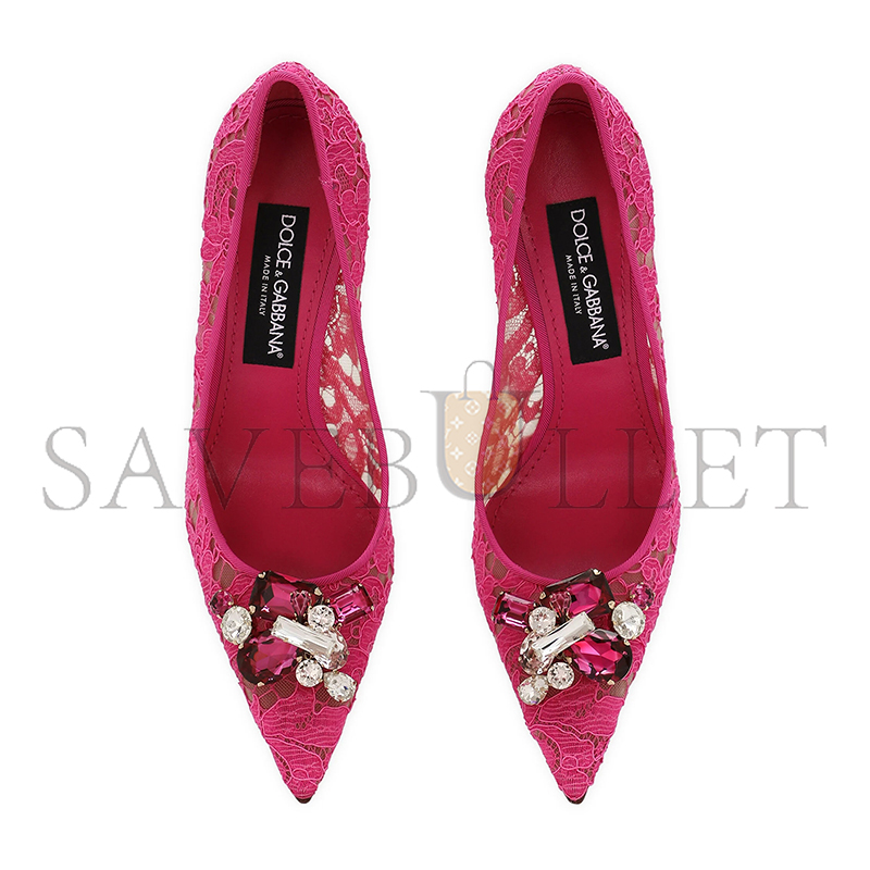 DOLCE GABBANA RAINBOW LACE PUMPS IN LUREX LACE CD1823AQ07480422 DOLCE GABBANA RAINBOW LACE PUMPS IN LUREX LACE CD1823AQ07480422